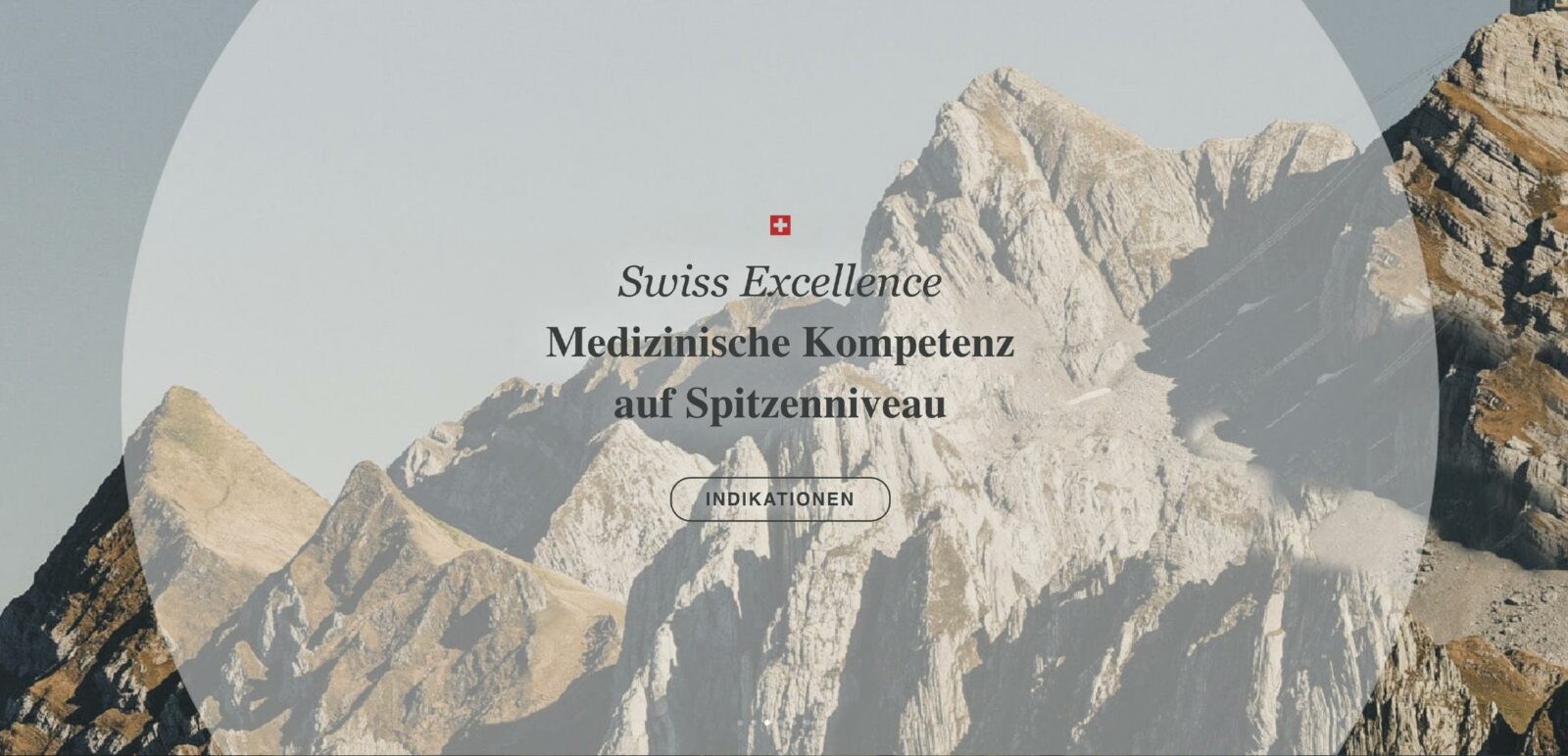 Leitmotiv der Alpstein Clinic in Gais/Schweiz entwickelt durch die Rittweger + Team Werbeagentur