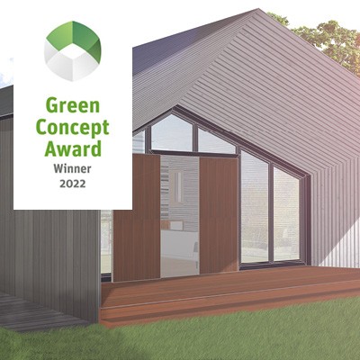 Green Concept Award 2022 – „WOOP – das Cradle to Cradle® inspirierte Ferienhaus“